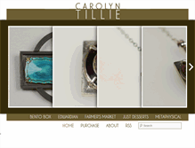 Tablet Screenshot of carolyntillie.com